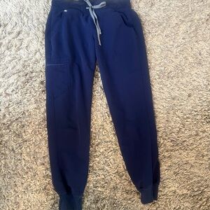Figs Women’s Zamora Scrub Pants Navy Blue Small